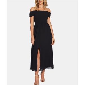 CECE Black Midi Dress